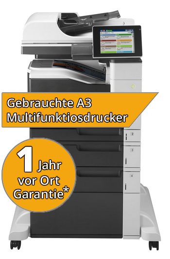 Gebrauchte A3 Multifunktionsdrucker und Kopierer mit 1 Jahr vor Ort Garantie.