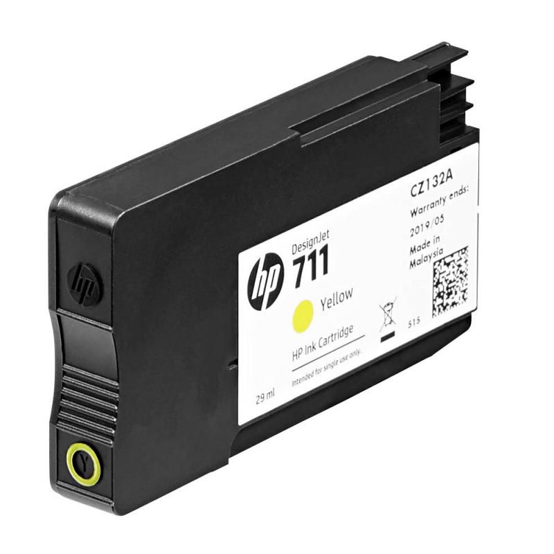 HP 711 (CZ136A) 3er-Pack gelb Tintenpatronen
