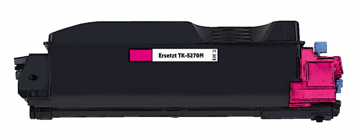 Tonerkassette kompatibel - Magenta ersetzt TK-5270M
